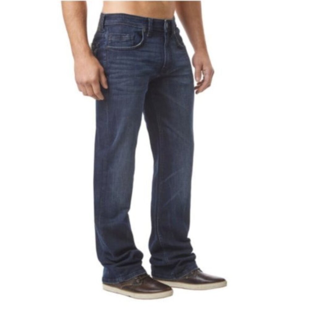 Buffalo David Bitton Travis-X Men's 48x30 Slim Straight Stretch Jeans W